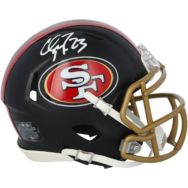 Christian McCaffrey Signed 49ers Riddell Mini Helmet | Authenticated