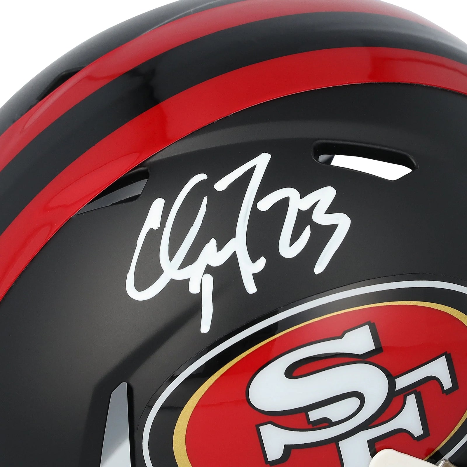 Christian McCaffrey Signed 49ers Riddell Mini Helmet | Authenticated