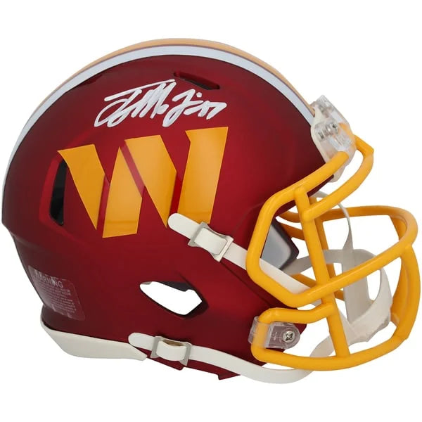 Terry McLaurin Signed Commanders Riddell 2025 Alternate Speed Mini Helmet | WMHLTMC0109