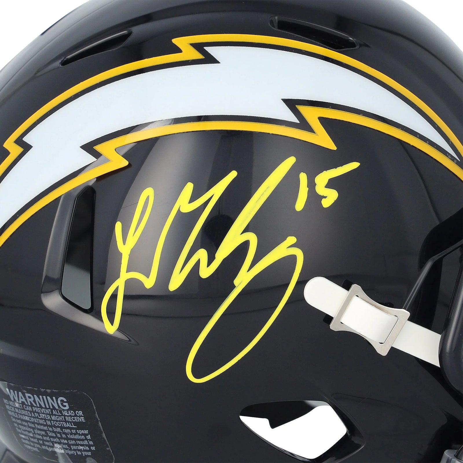 Ladd McConkey Signed Chargers 2025 Alternate Speed Mini Helmet | Authenticated