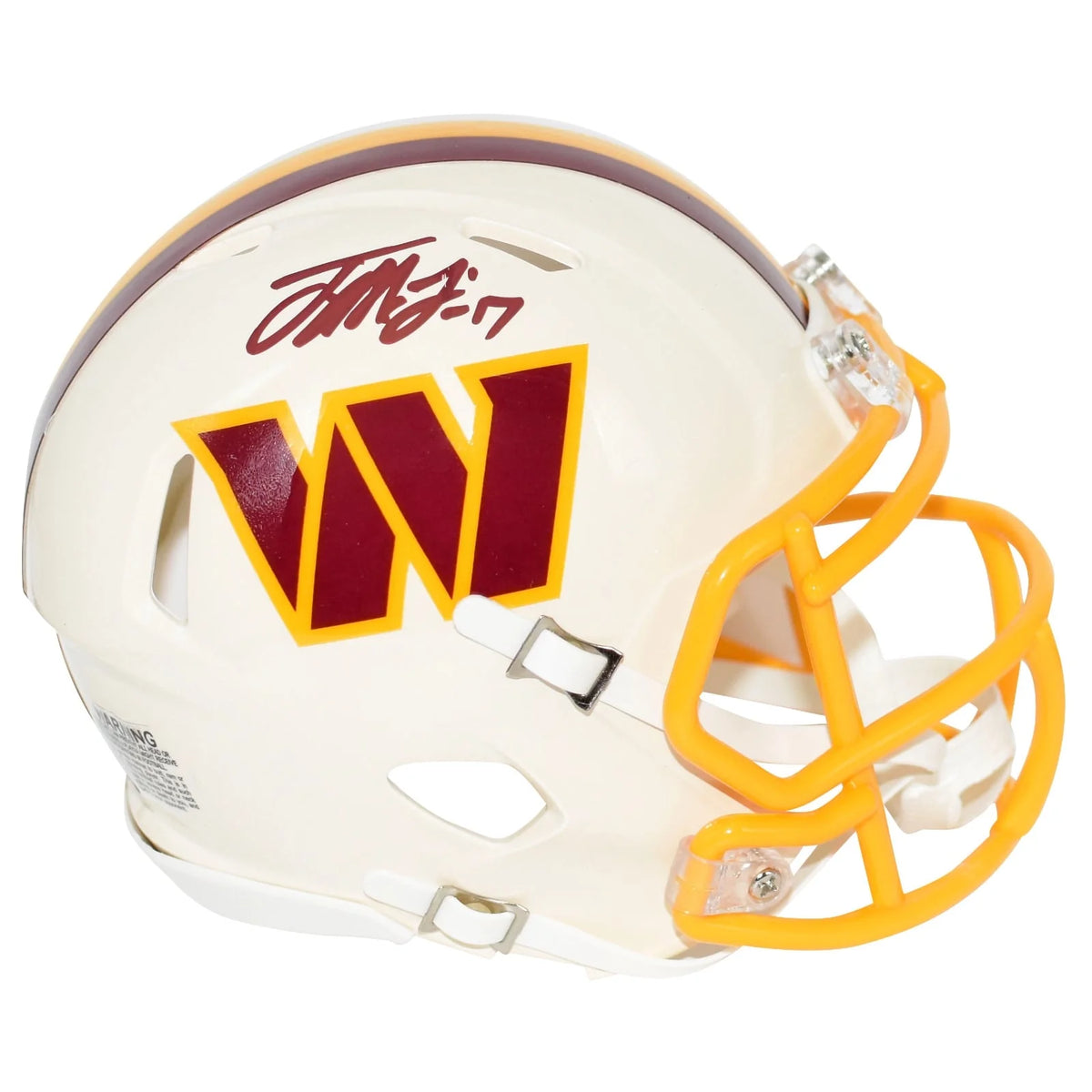 Terry McLaurin Signed Washington Commanders Retro Speed Mini Helmet | WMHLTMC0142