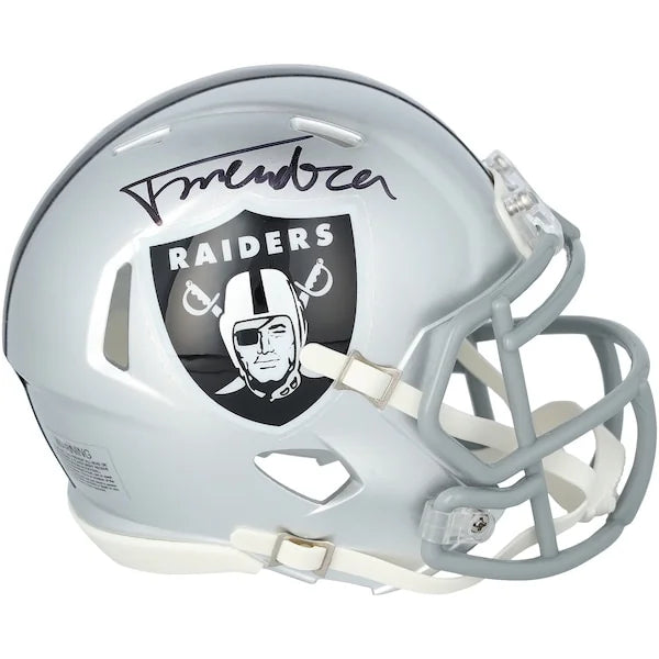 Fernando Mendoza Signed Raiders Riddell Speed Mini Helmet | Authenticated