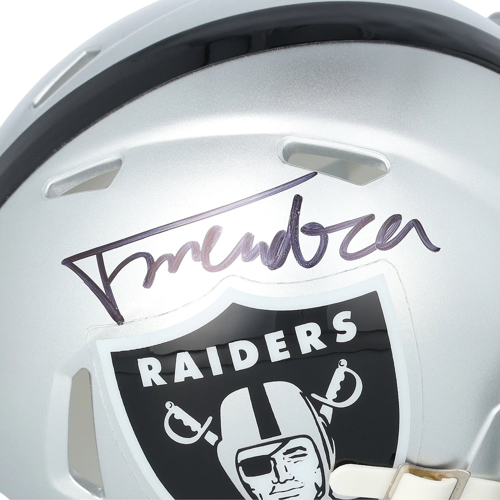 Fernando Mendoza Signed Raiders Riddell Speed Mini Helmet | Authenticated