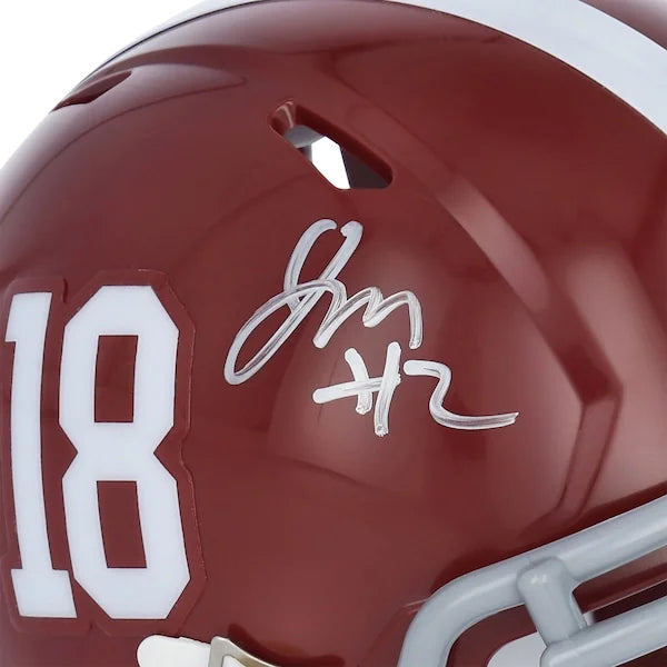 Jalen Milroe Signed Alabama Crimson Tide Mini Helmet | Riddell Speed