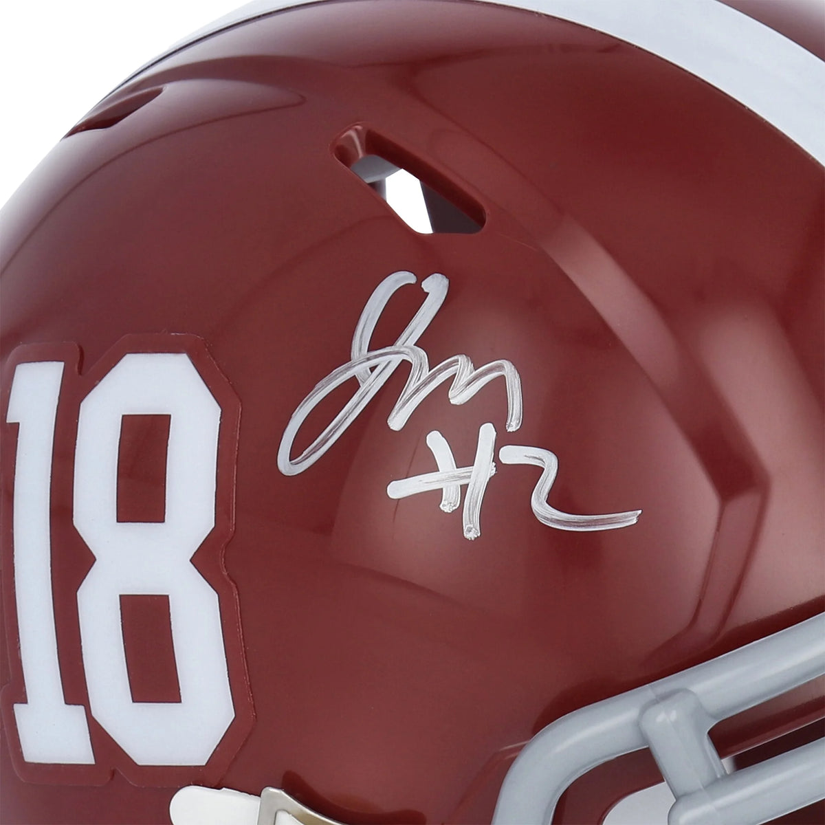 Jalen Milroe Signed Alabama Crimson Tide Mini Helmet | Riddell Speed