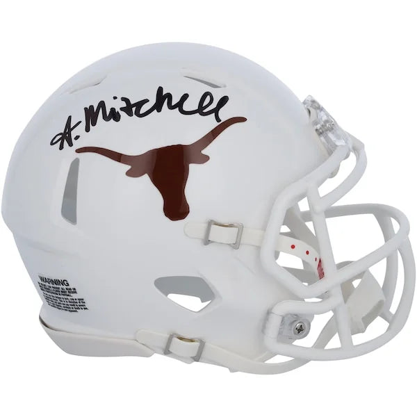 Adonai Mitchell Signed Texas Longhorns Riddell Speed Mini Helmet | Authenticated