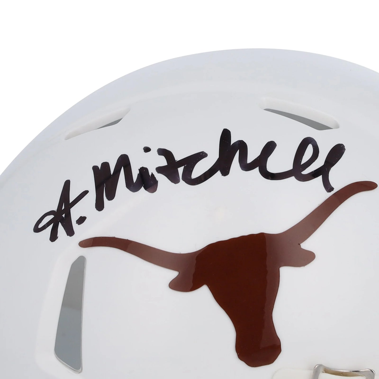 Adonai Mitchell Signed Texas Longhorns Riddell Speed Mini Helmet | Authenticated