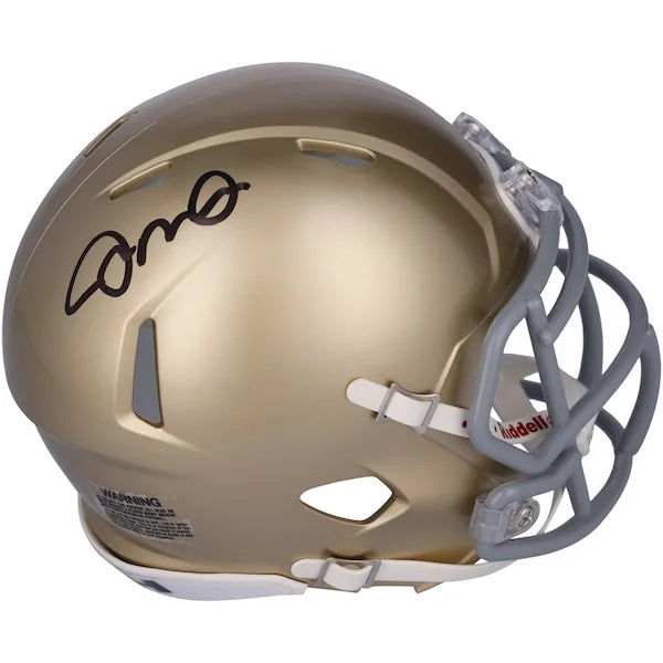 Joe Montana Notre Dame Fighting Irish Fanatics Authentic Autographed Riddell Speed Mini Helmet - F2