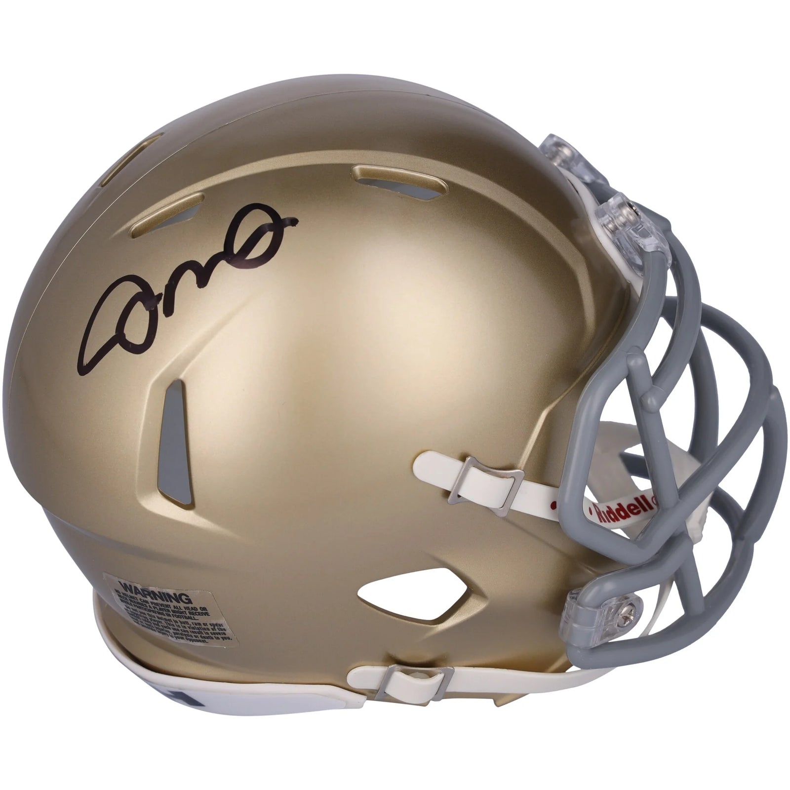 Joe Montana Notre Dame Fighting Irish Fanatics Authentic Autographed Riddell Speed Mini Helmet - F2