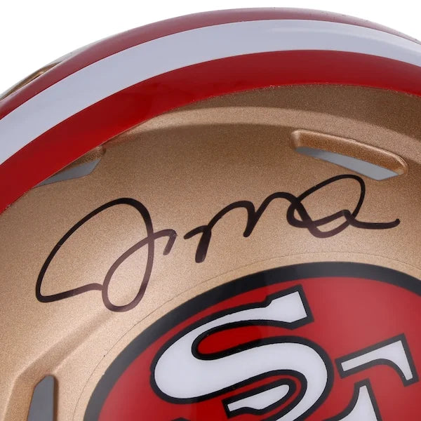 Joe Montana Signed 49ers Riddell Speed Mini Helmet | Authenticated