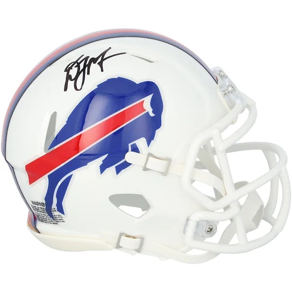 D.J. Moore Buffalo Bills Autographed Fanatics Authentic Riddell Speed Mini Helmet - F2