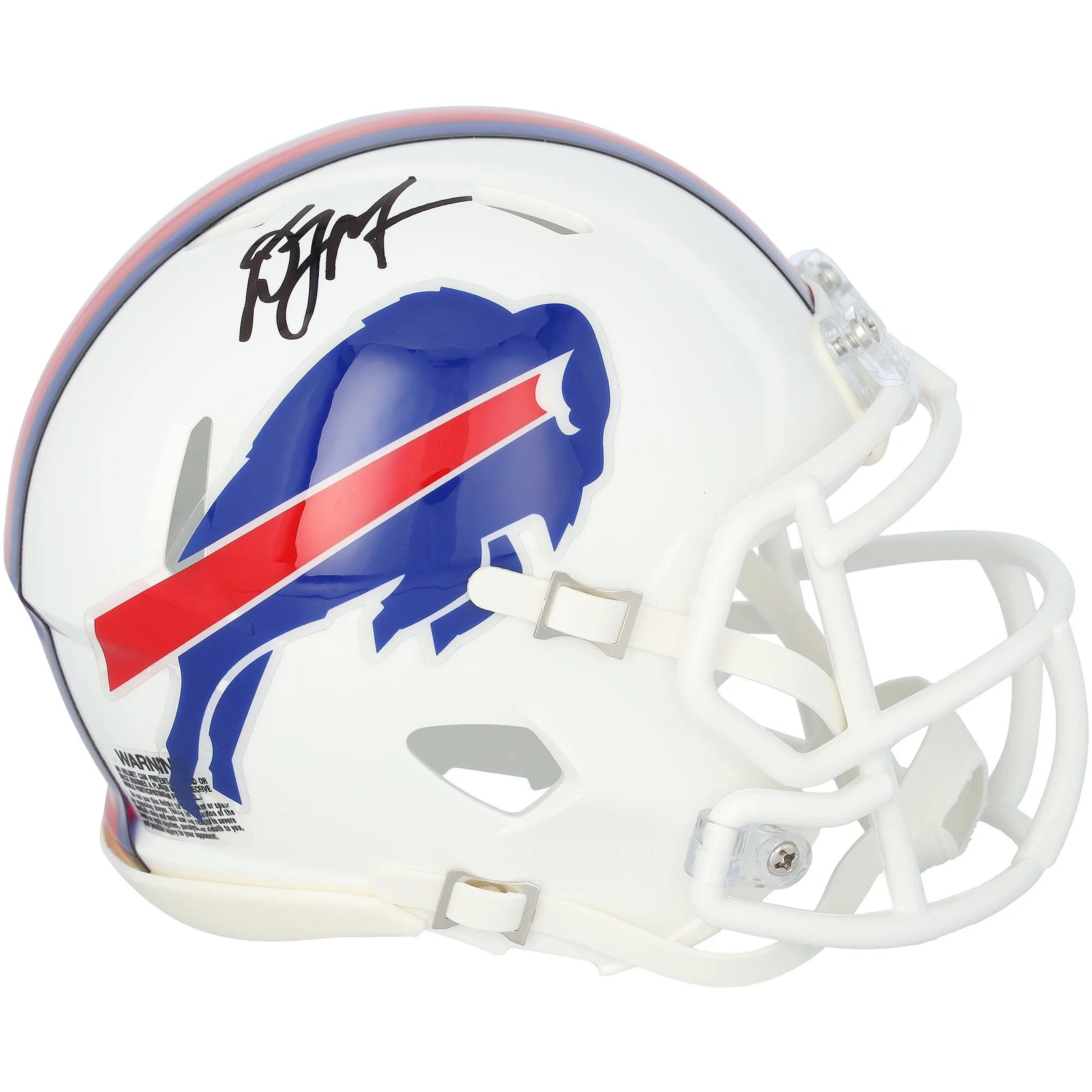 D.J. Moore Buffalo Bills Autographed Fanatics Authentic Riddell Speed Mini Helmet - F2