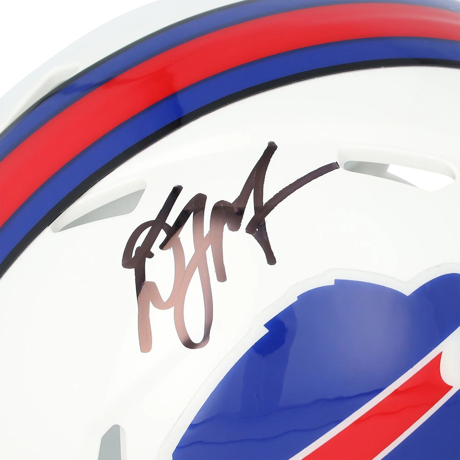 D.J. Moore Buffalo Bills Autographed Fanatics Authentic Riddell Speed Mini Helmet - F2