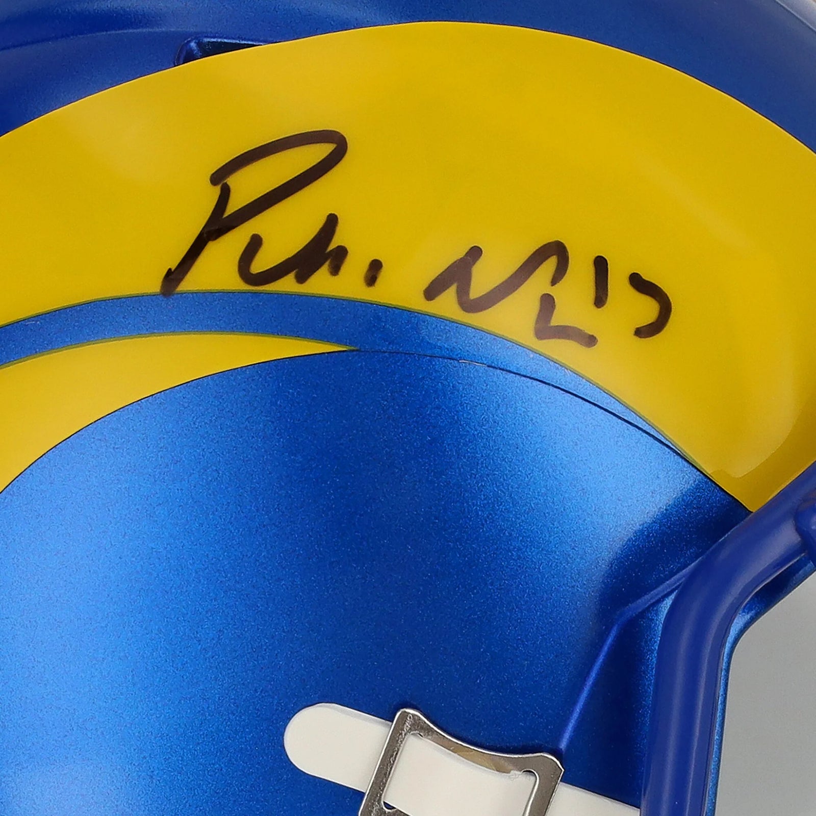 Puka Nacua Signed Riddell Speed Mini Helmet | Los Angeles Rams