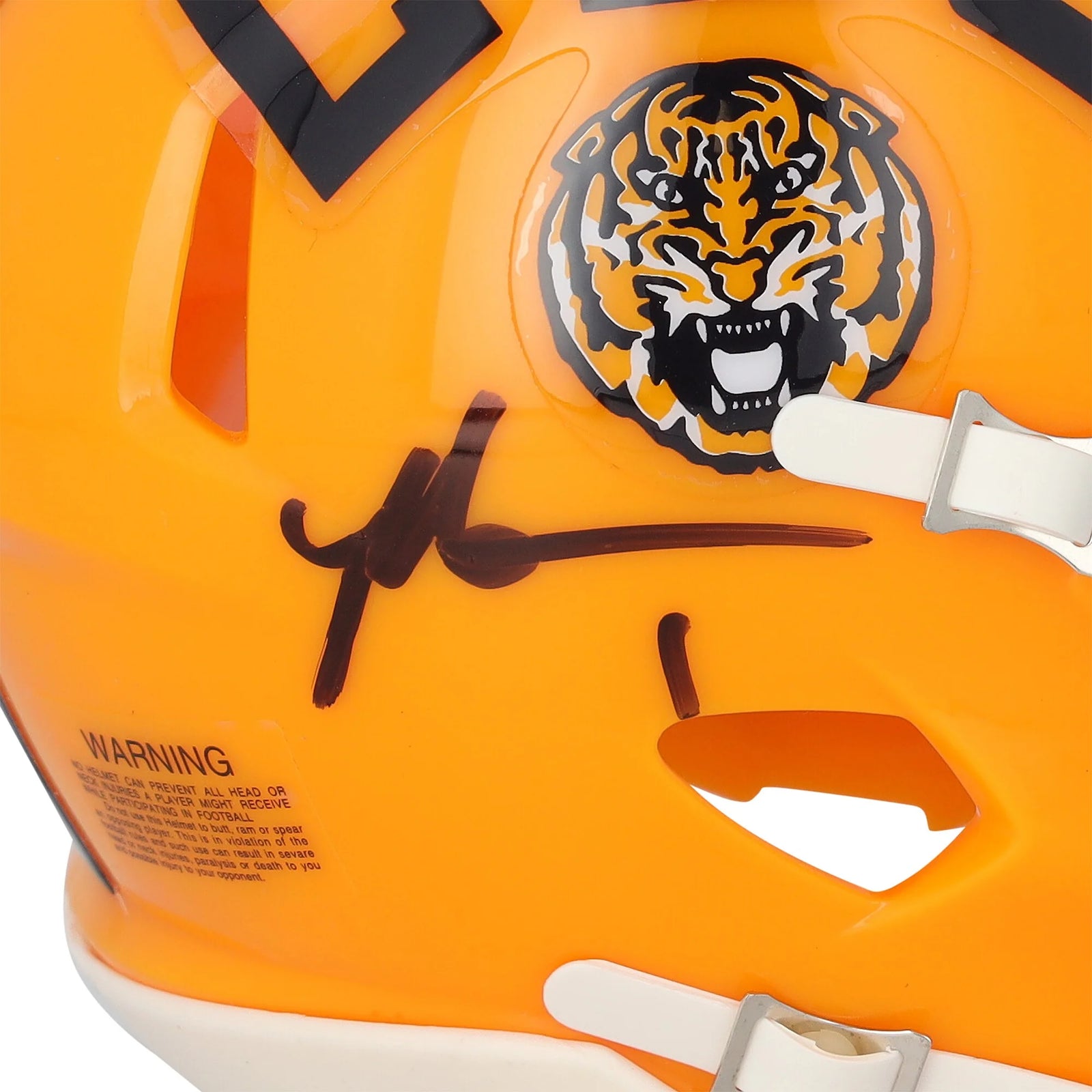 Malik Nabers Signed LSU Tigers Riddell Speed Mini Helmet | Authenticated