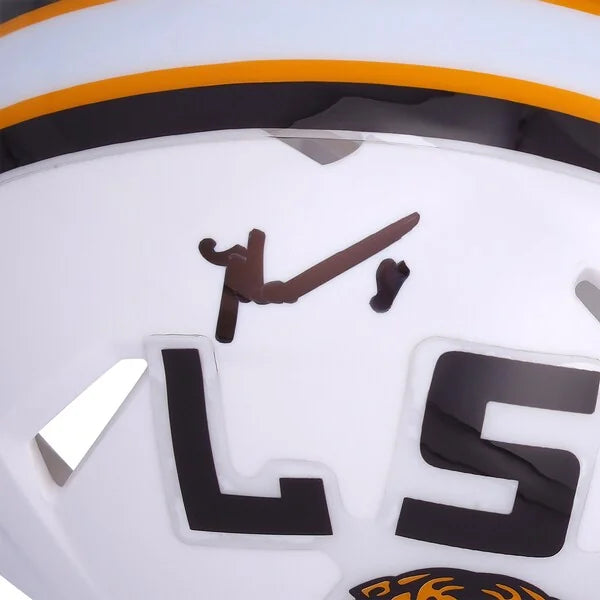 Malik Nabers Signed LSU Tigers White Riddell Speed Mini Helmet