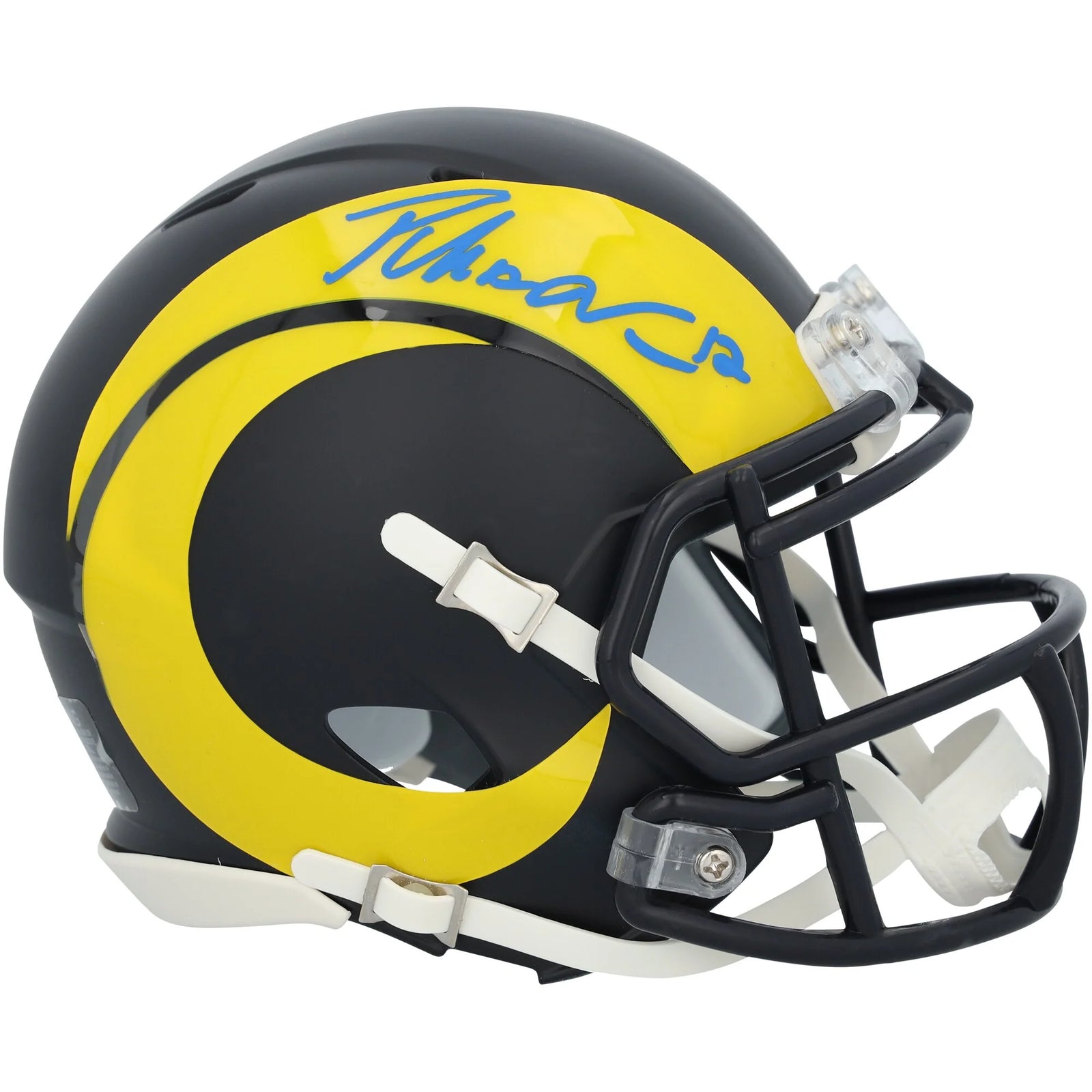 Puka Nacua Signed Riddell Rivalry Speed Mini Helmet | Los Angeles Rams