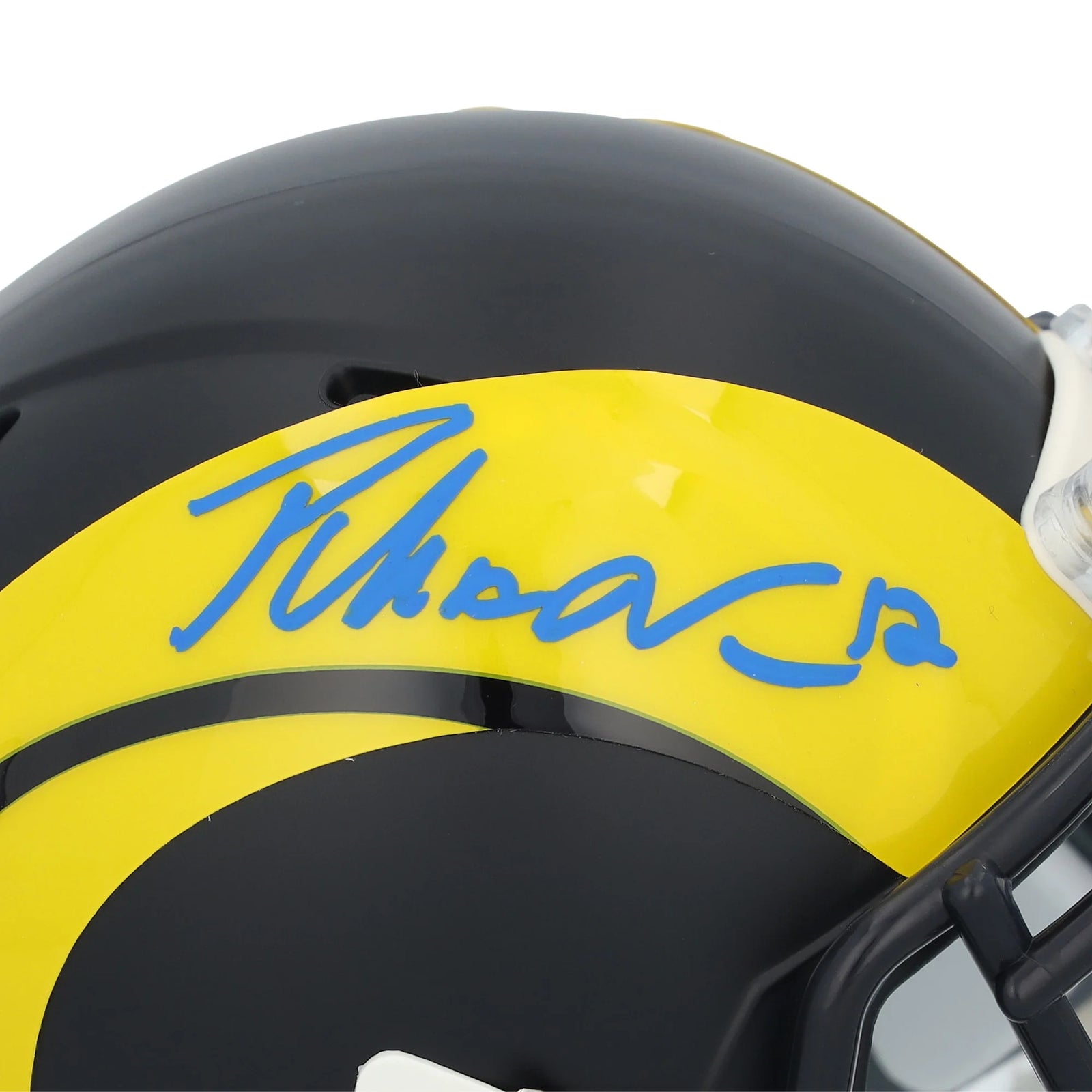 Puka Nacua Signed Riddell Rivalry Speed Mini Helmet | Los Angeles Rams