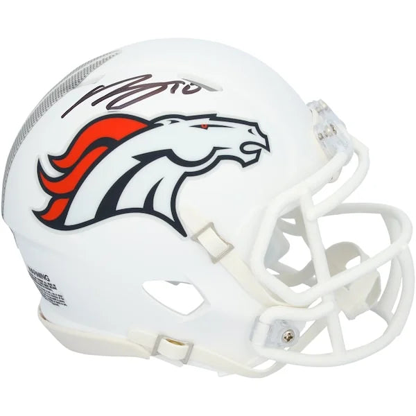 Bo Nix Signed Denver Broncos 2024 Alternate Speed Mini Helmet | Authenticated