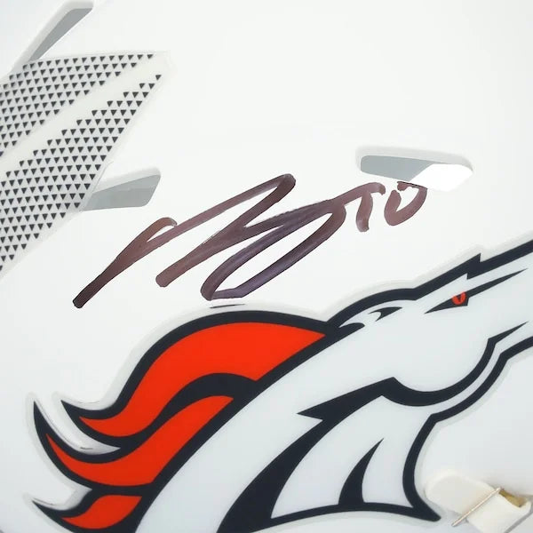 Bo Nix Signed Denver Broncos 2024 Alternate Speed Mini Helmet | Authenticated
