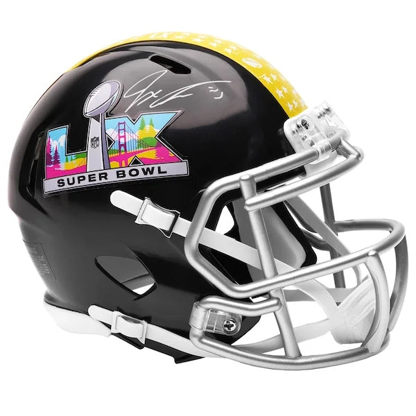 Jaxon Smith-Njigba Seattle Seahawks Autographed Super Bowl LX Riddell Speed Mini Helmet - FA