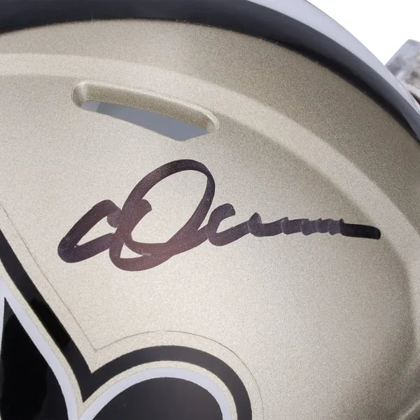 Chris Olave Signed Riddell Slate Speed Mini Helmet | New Orleans Saints | WMHLTOL0014