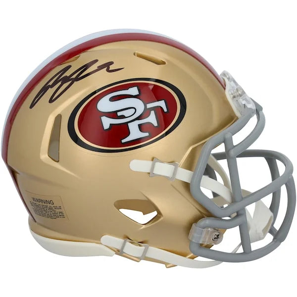 Ricky Pearsall Signed 49ers Riddell Mini Helmet | Authenticated