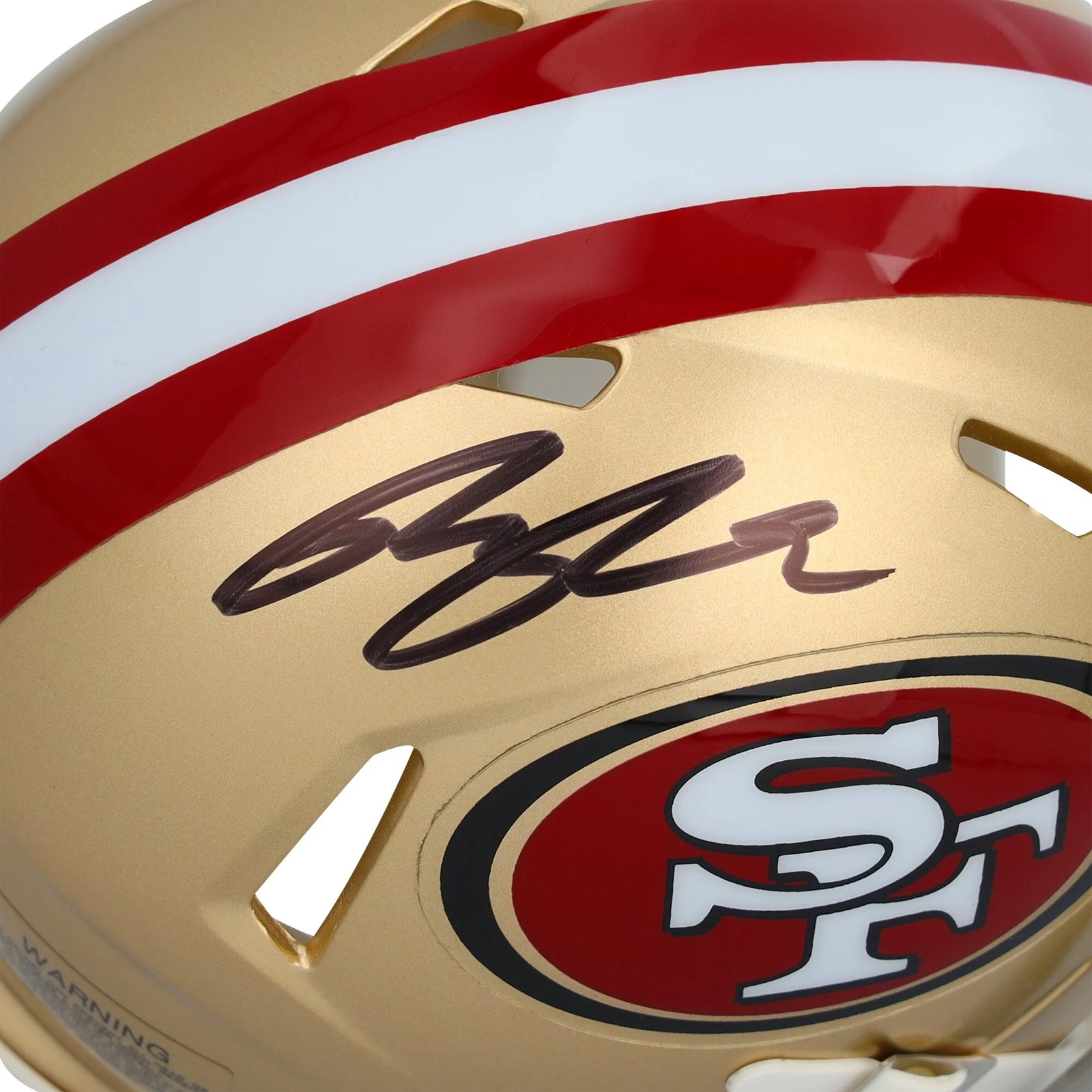Ricky Pearsall Signed 49ers Riddell Mini Helmet | Authenticated