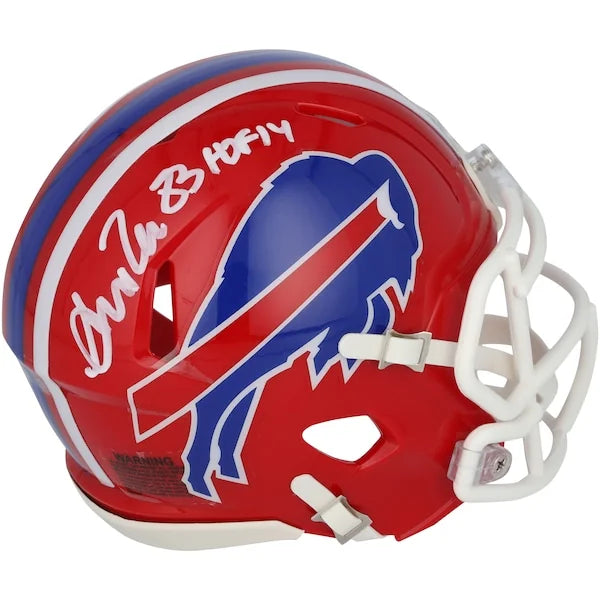 Andre Reed Signed Buffalo Bills 2001 Throwback Mini Helmet | HOF 14 Inscription