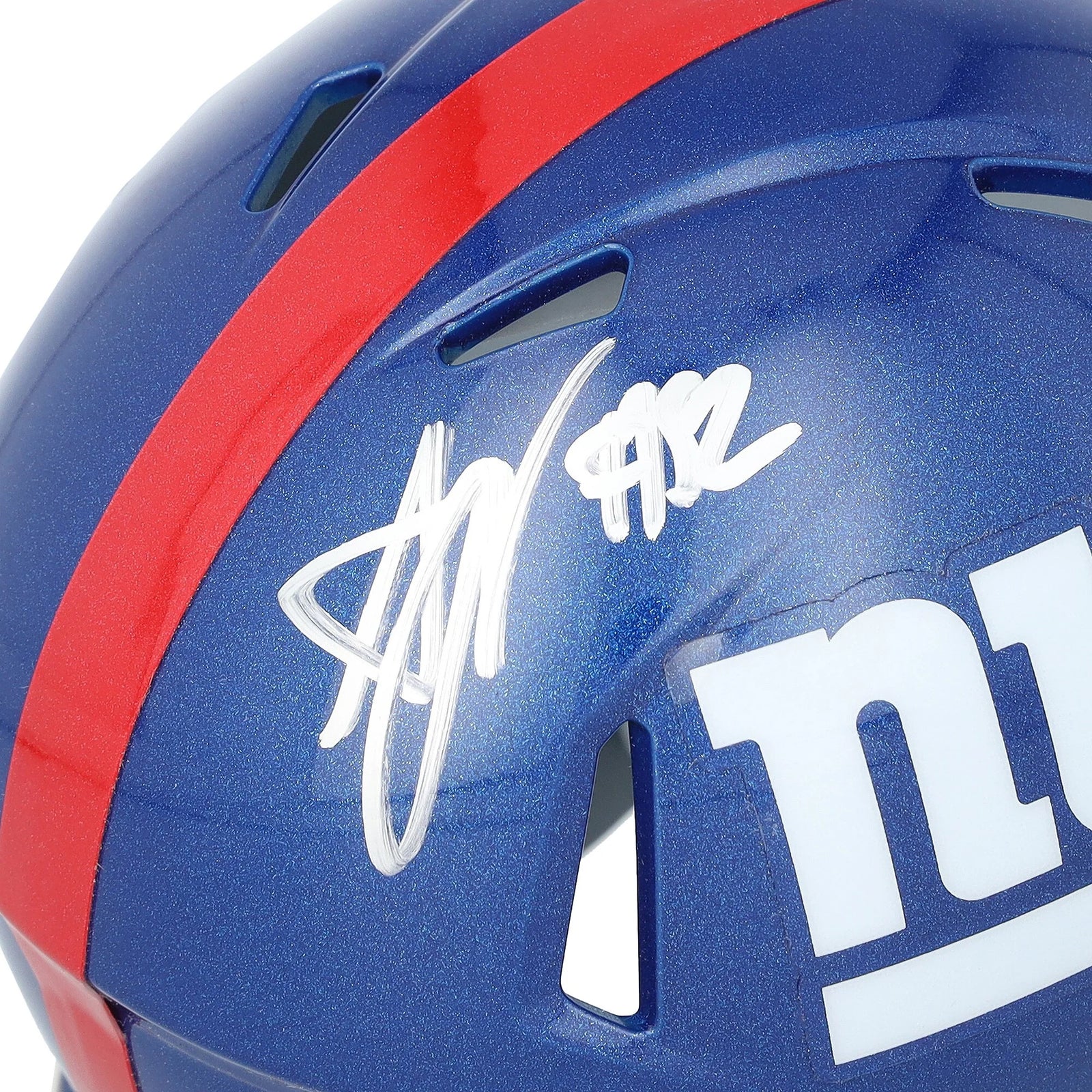 Arvell Reese Signed New York Giants Riddell Mini Helmet | Authenticated