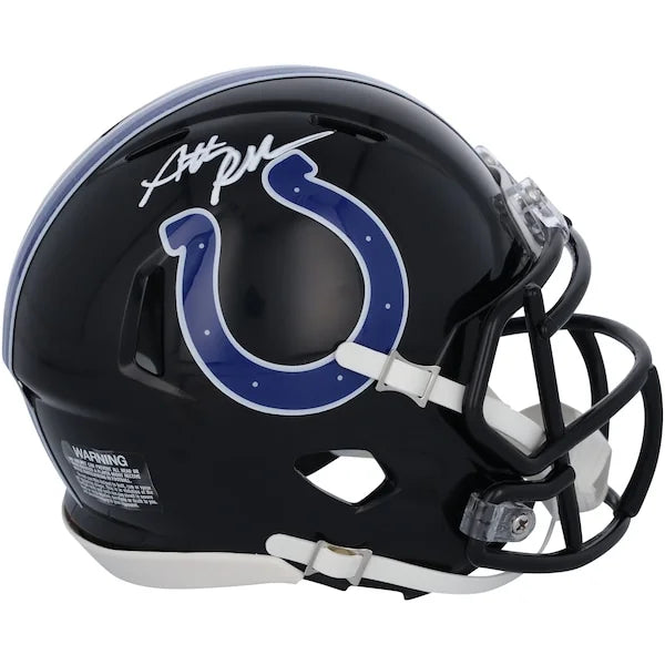 Anthony Richardson Signed Riddell Mini Helmet | Indiana Nights 2023