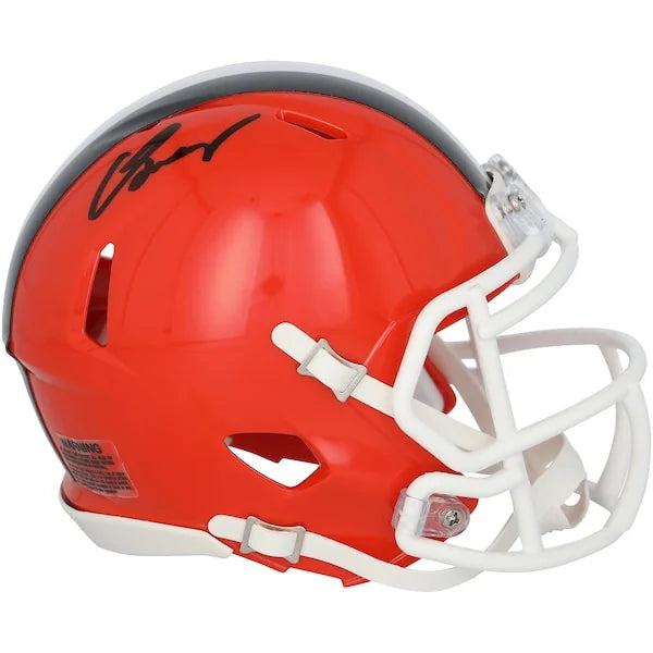 Carson Schwesinger Signed Cleveland Browns Mini Helmet | Authenticated