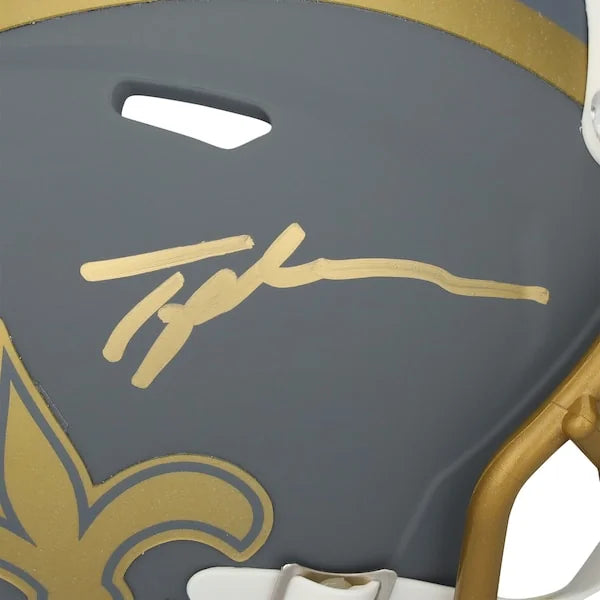 Tyler Shough Signed New Orleans Saints Riddell Mini Helmet | Authenticated