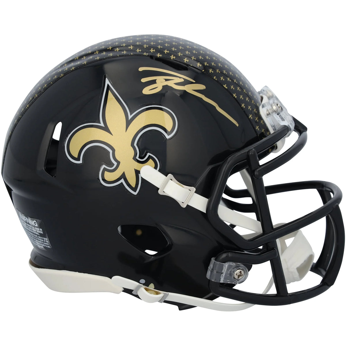 Tyler Shough Signed Saints Mini Helmet | 2022 Alternate Speed | WMHLTSH0058
