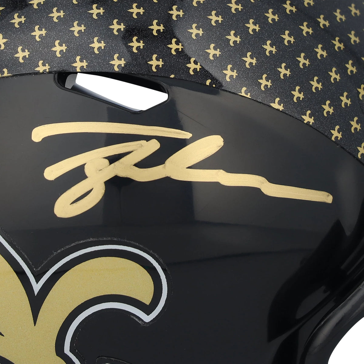Tyler Shough Signed Saints Mini Helmet | 2022 Alternate Speed | WMHLTSH0058