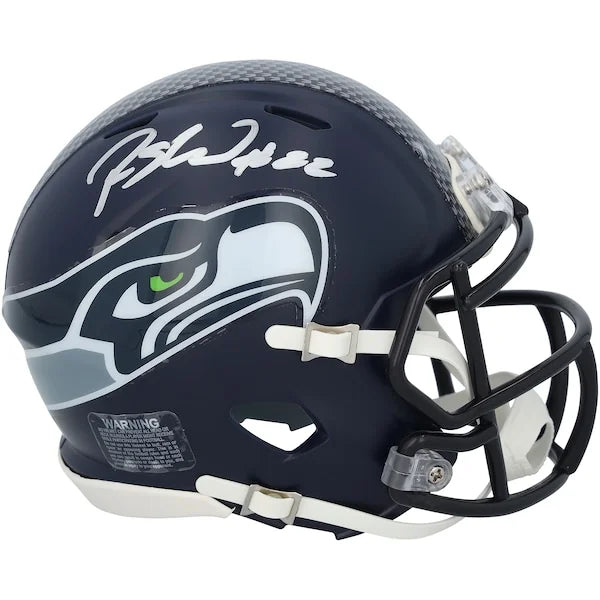 Rashid Shaheed Seattle Seahawks Autographed Fanatics Authentic Super Bowl LX Champions Riddell Speed Mini Helmet - F2