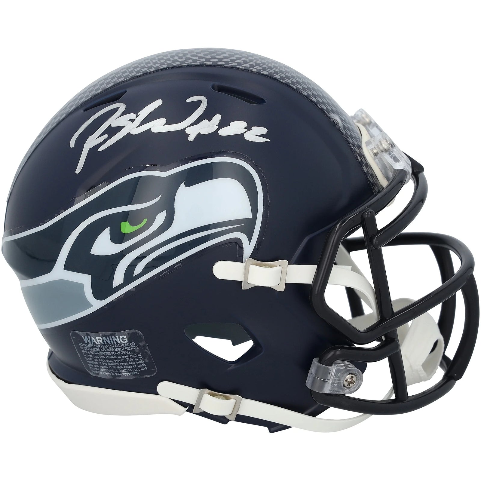 Rashid Shaheed Seattle Seahawks Autographed Fanatics Authentic Super Bowl LX Champions Riddell Speed Mini Helmet - F2