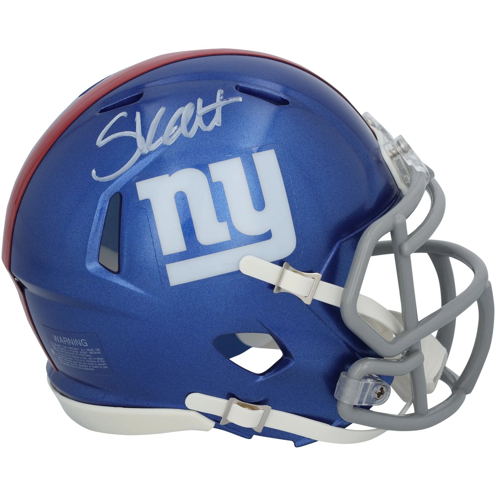 Cam Skattebo Signed Giants Riddell Speed Mini Helmet | Authenticated