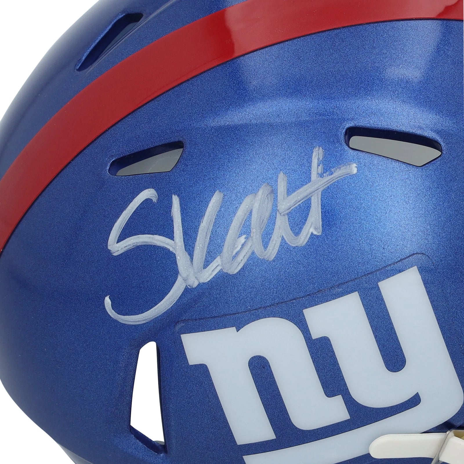 Cam Skattebo Signed Giants Riddell Speed Mini Helmet | Authenticated