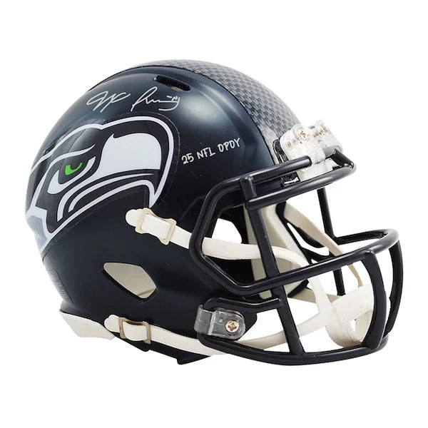 Jaxon Smith-Njigba Signed Seahawks Mini Helmet | 25 NFL OPOY Inscription