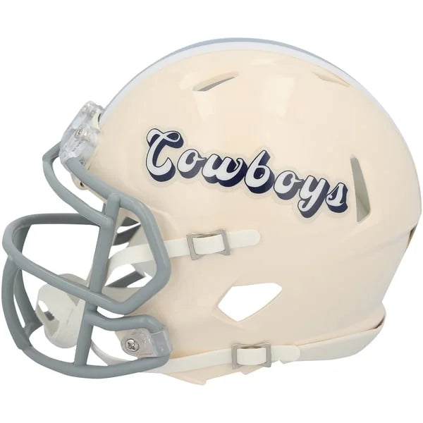 Roger Staubach Signed Dallas Cowboys Riddell Retro Speed Mini Helmet | WMHLTST0250