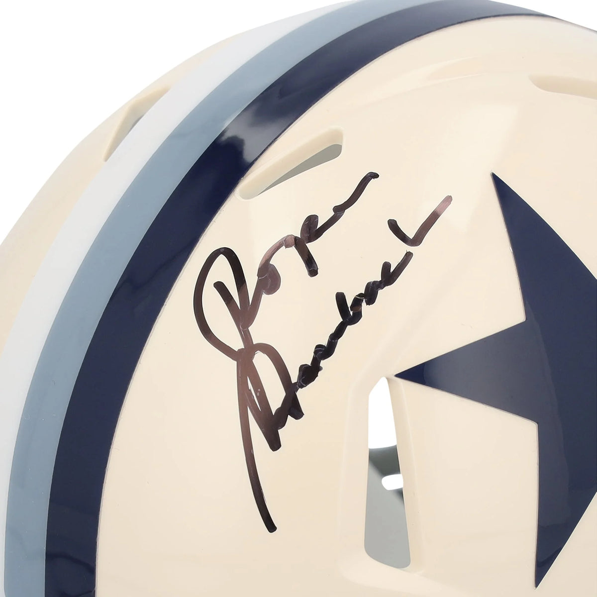 Roger Staubach Signed Dallas Cowboys Riddell Retro Speed Mini Helmet | WMHLTST0250