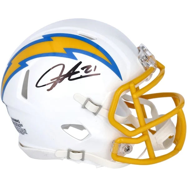 2020 LaDainian Tomlinson Signed Los Angeles Chargers Mini Helmet | Authenticated