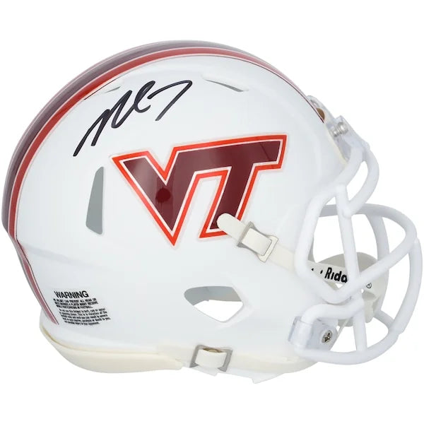 Michael Vick Signed Virginia Tech Hokies Riddell Mini Helmet | Authenticated