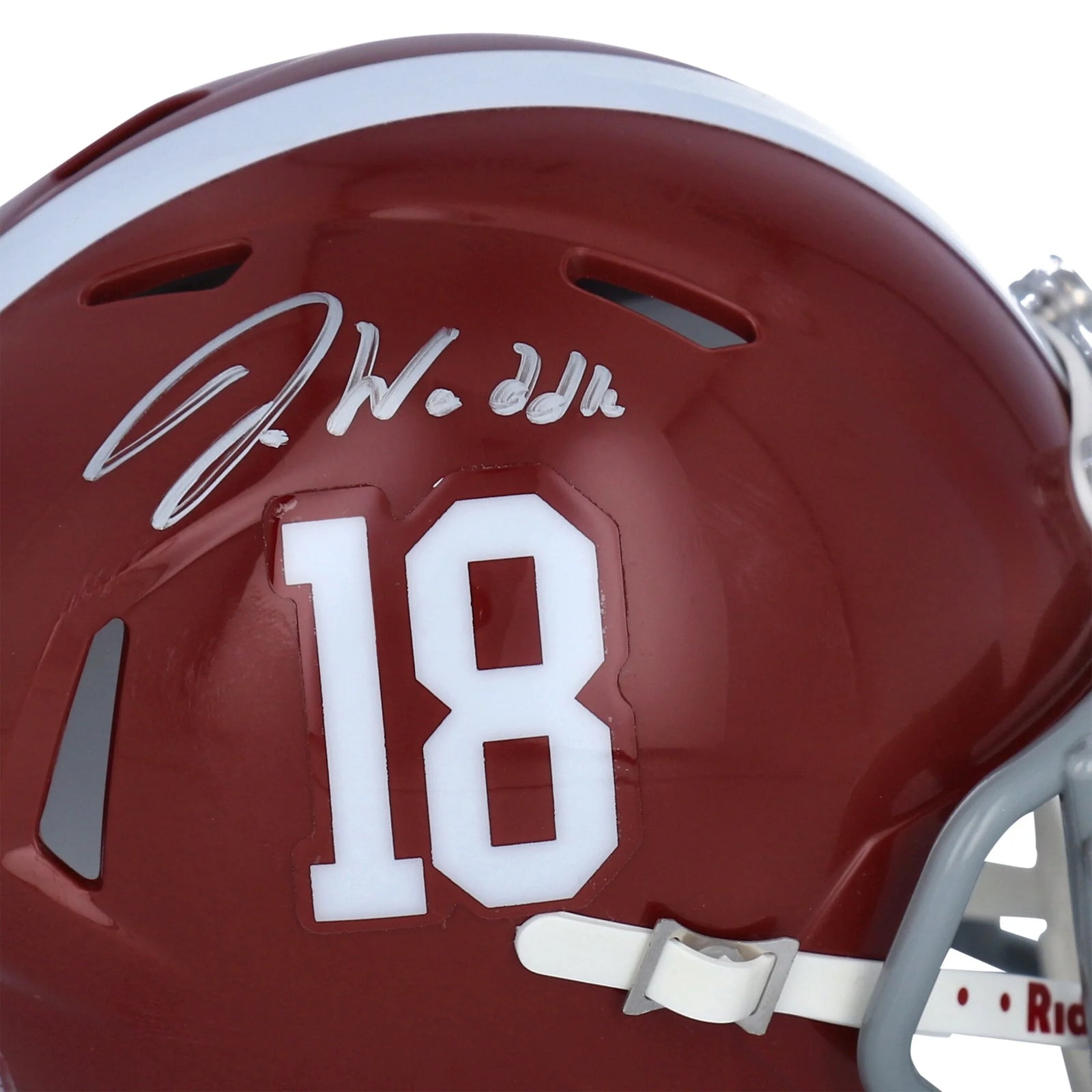 Jaylen Waddle Signed Alabama Crimson Tide Mini Helmet | Authenticated