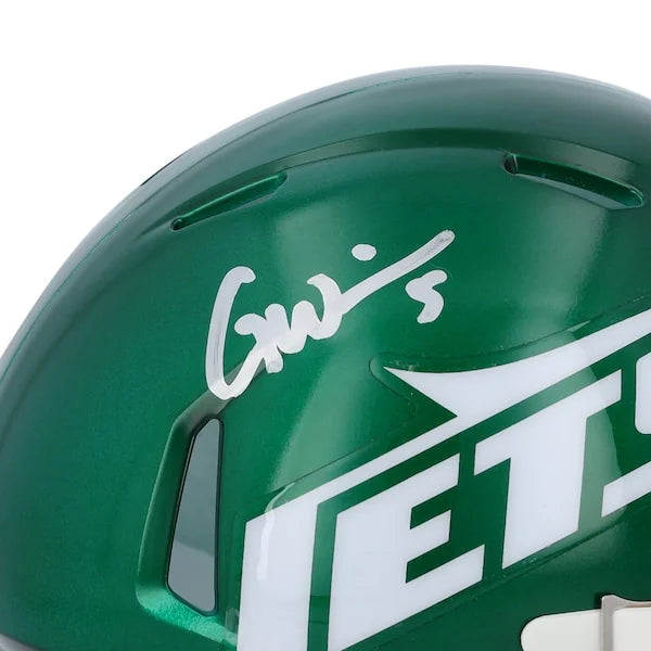 Garrett Wilson Signed 2024 Jets Speed Mini Helmet | Authenticated