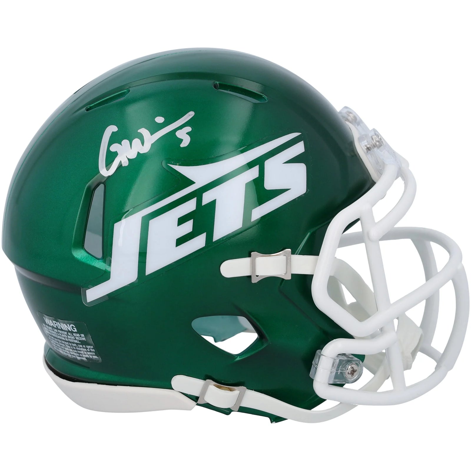 Garrett Wilson Signed 2024 Jets Speed Mini Helmet | Authenticated