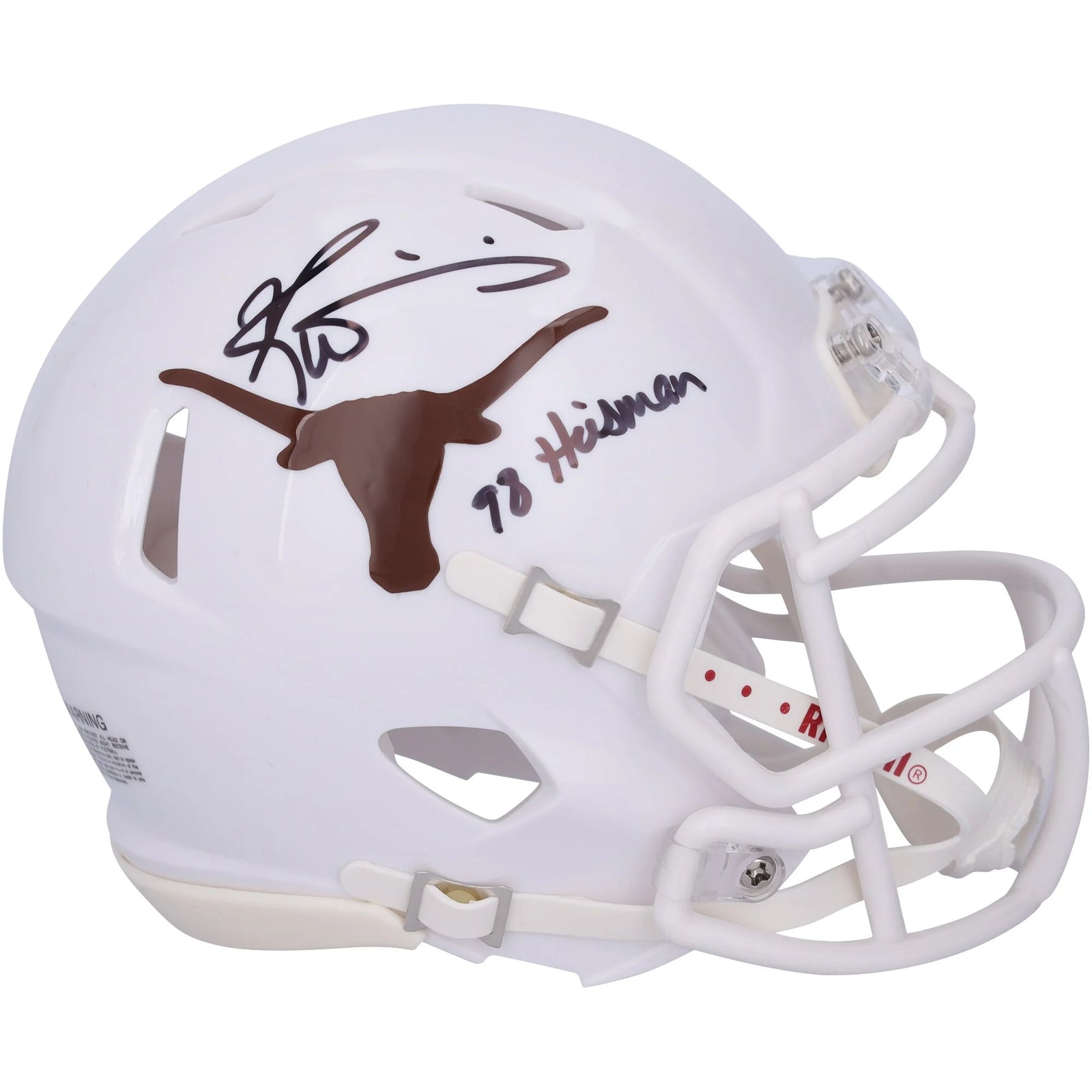 Ricky Williams Signed Texas Longhorns Riddell Speed Mini Helmet | Heisman 98 Inscription