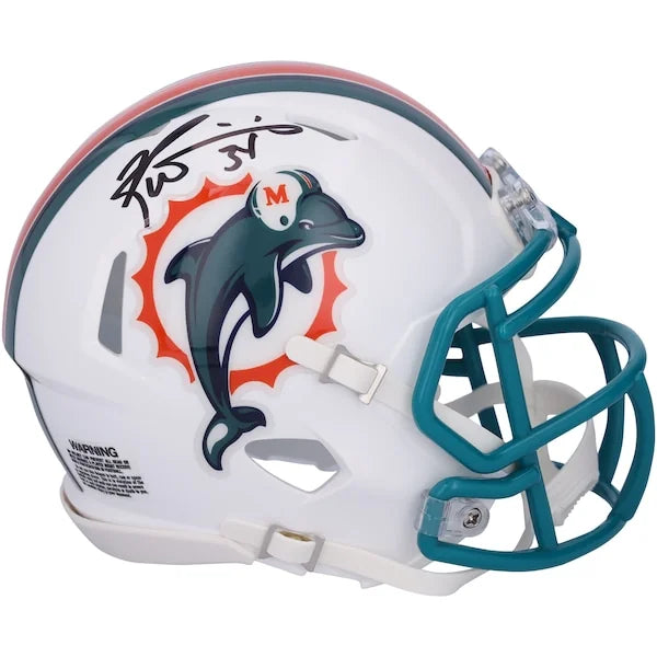 Ricky Williams Signed Miami Dolphins Mini Helmet | 1997-2012 Throwback