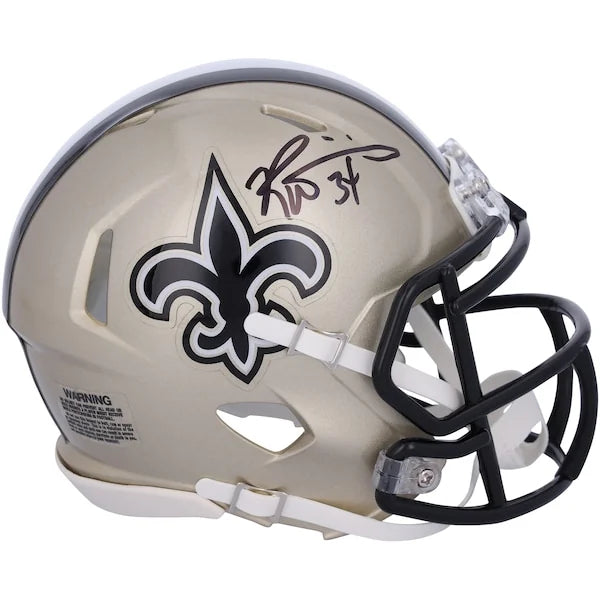 Ricky Williams Signed New Orleans Saints Riddell Speed Mini Helmet | Authenticated